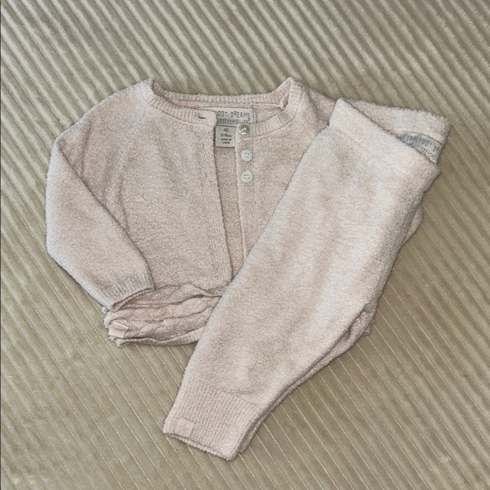 Barefoot Dreams CozyChic Lite Baby Set 3-6 Months